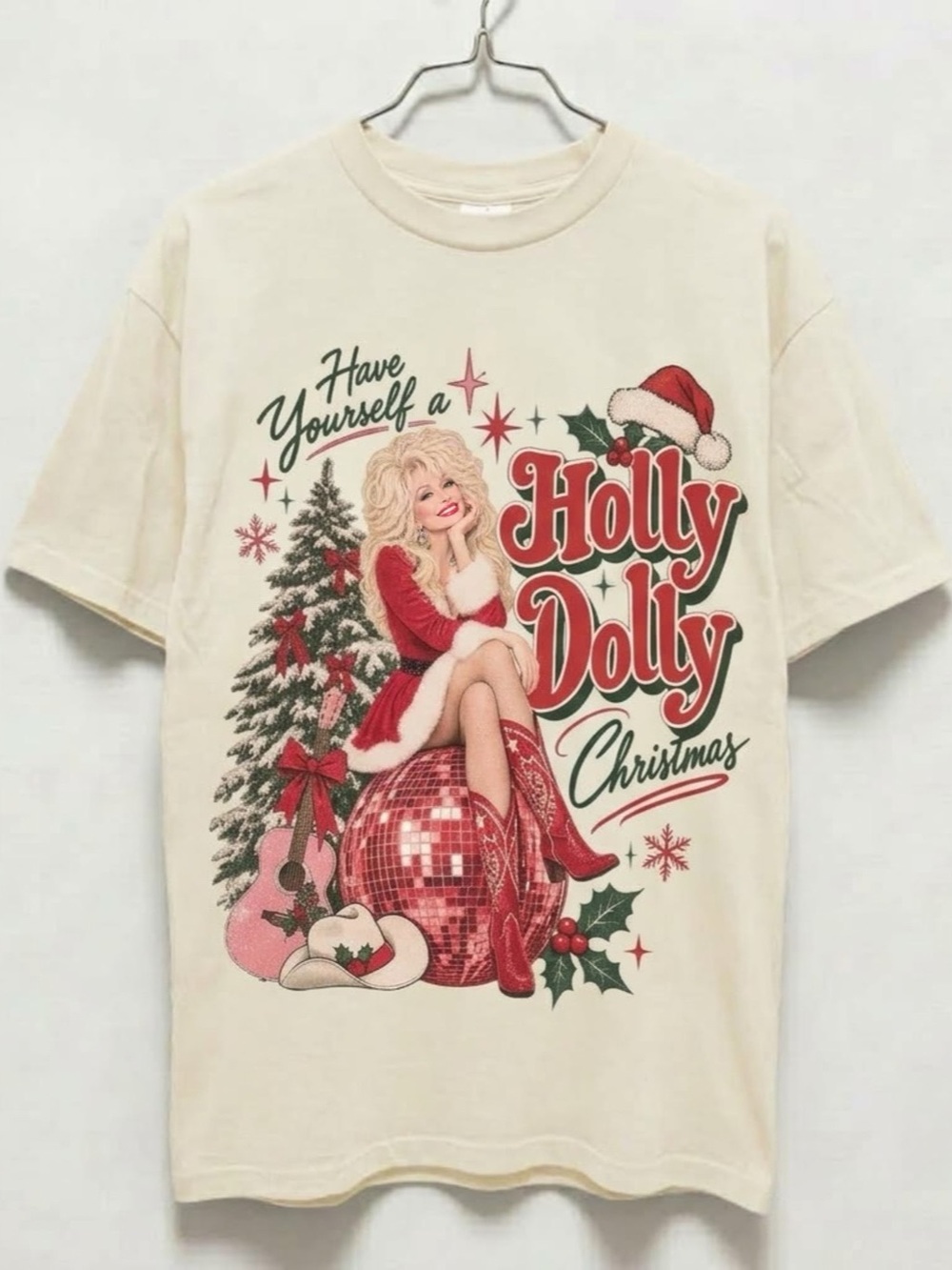 Have Yourself A Holly Dolly Christmas T-Shirt